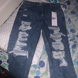 Vintage mom jeans! Ripped